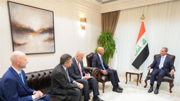 رئيس القضاء يستقبل مبعوث ترامب ويبحثان تطوير العلاقات في المجالات القانونية والقضائية رئيس القضاء يستقبل مبعوث ترامب ويبحثان تطوير العلاقات في المجالات القانونية والقضائية