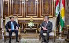 بارزاني ومفتن يشددان على أهمية تعزيز التعاون والتنسيق المشترك للارتقاء بالمجال الرياضي