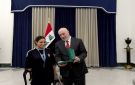 رئيس الجمهورية يهنئ بفوز نجلة عماد: ستبقين نموذجا مشرفا للمرأة العراقية وعنوانا للأمل