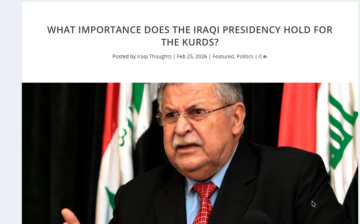 تحليل: الأكراد استثمروا رئاسة الجمهورية للفوز بالمناصب وليس لتحقيق طموحات شعب الاقليم تحليل: الأكراد استثمروا رئاسة الجمهورية للفوز بالمناصب وليس لتحقيق طموحات شعب الاقليم