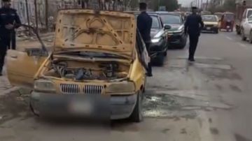 بغداد.. اعتقال مواطن حرق سيارته لاستعطاف المواطنين وجمع اموال غير مشروعة بغداد.. اعتقال مواطن حرق سيارته لاستعطاف المواطنين وجمع اموال غير مشروعة
