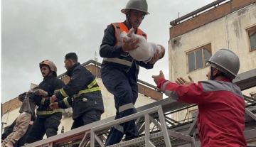 كربلاء المقدسة.. انهيار جزئي في شقق سكنية والدفاع المدني ينقذ العائلات