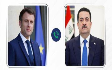 السوداني وماكرون يبحثان جهود وقف الأعمال العسكرية بعد العدوان على إيران