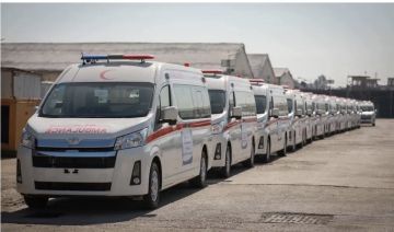 لبنان يتسلم 15 سيارة إسعاف هبة من العراق لبنان يتسلم 15 سيارة إسعاف هبة من العراق