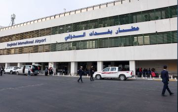 مسيرة تستهدف محيط مطار بغداد الدولي