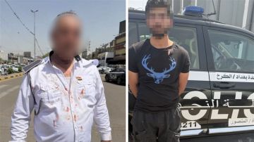 اعتداء وحشي على رجل مرور في بغداد.. والقبض على الجاني خلال وقت قياسي