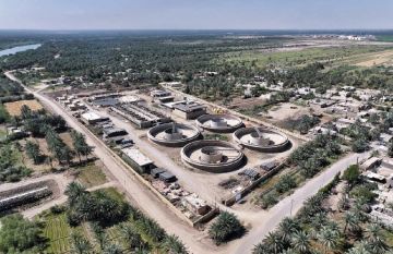 الإعمار: مشروع ماء الخيرات في كربلاء المقدسة سيخدم 300 ألف مواطن