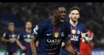 ديمبيلي يتجاوز هنري ويبصم على رقم مميز في دوري أبطال أوروبا