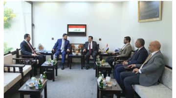 الزيدي والفائز يناقشان خطوات تشكيل حكومة وطنية تتسم بـالكفاءة