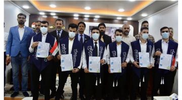 6 نزلاء يحصلون على الإعفاء العام للدراسة المتوسطة في سجن الناصرية المركزي