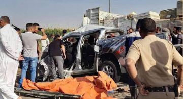 حادث مروري مروع يودي بحياة سبعة ضحايا في الديوانية حادث مروري مروع يودي بحياة سبعة ضحايا في الديوانية