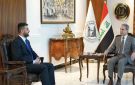 القاضي زيدان ووزير الكهرباء يبحثان دعاوى الوزارة المعروضة على المحاكم