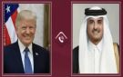 أمير قطر وترامب يبحثان هاتفيا مساعي خفض التصعيد في المنطقة