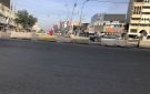 اغلاق شارع 14 رمضان في المنصور لغرض الاكساء