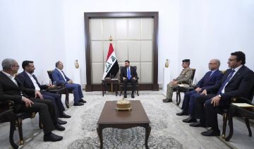 رئيس الوزراء يستقبل وفد العتبة العسكرية المقدسة رئيس الوزراء يستقبل وفد العتبة العسكرية المقدسة