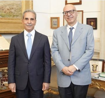 رئيس مجلس القضاء الأعلى ورئيس محكمة التمييز العليا الإيطالية يتفقان على توقيع مذكرة تفاهم بين الجانبين