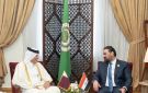 رئيس البرلمان ونظيره القطري يؤكدان أهمية دعم الجهود الرامية إلى ترسيخ الأمن والاستقرار