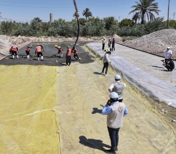 الإعمار: نسب إنجاز متقدمة بمشروع ماء الكرطان في الأنبار الإعمار: نسب إنجاز متقدمة بمشروع ماء الكرطان في الأنبار