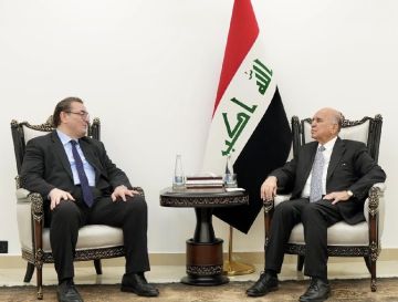 وزير الخارجية يؤكد حرص العراق على مواصلة تعزيز علاقاته مع جمهورية النمسا