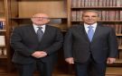 رئيس مجلس القضاء الأعلى والمدعي العام البريطاني يبحثان تعزيز التعاون القانوني