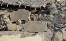 بالصور.. اثار القصف على مقر عمليات الحشد الشعبي في البصرة