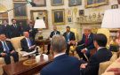 ترامب: إيران عبء كبير على العراق سيتم التخلص منه والزيدي سيبقى بمنصبه لوقت طويل (فيديو)