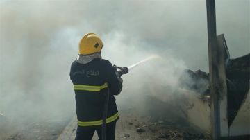 وفاة شخصين بـحريق الصهريج شمالي بغداد وفاة شخصين بـحريق الصهريج شمالي بغداد