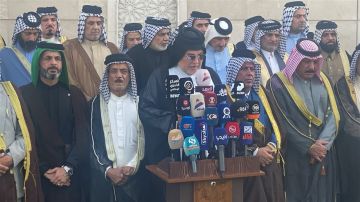 زعماء عشائر بغداد يطلقون تحذيرات من تجدد نشاط الحواضن الإرهابية ويستنكرون الإملاءات الخارجية. زعماء عشائر بغداد يطلقون تحذيرات من تجدد نشاط الحواضن الإرهابية ويستنكرون الإملاءات الخارجية.