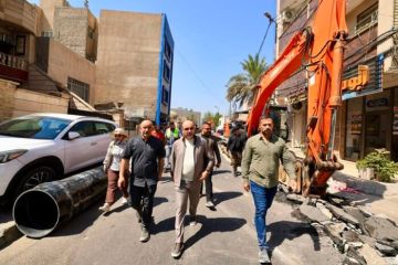 أمانة بغداد في الميدان.. استعدادات مبكرة قبل أول قطرة مطر و مجسر عنتر يتحول إلى تريند أمانة بغداد في الميدان.. استعدادات مبكرة قبل أول قطرة مطر و مجسر عنتر يتحول إلى تريند