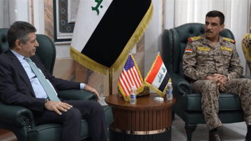 العراق وأمريكا يبحثان تعزيز التعاون العسكري وتطوير قدرات القوات المسلحة العراق وأمريكا يبحثان تعزيز التعاون العسكري وتطوير قدرات القوات المسلحة