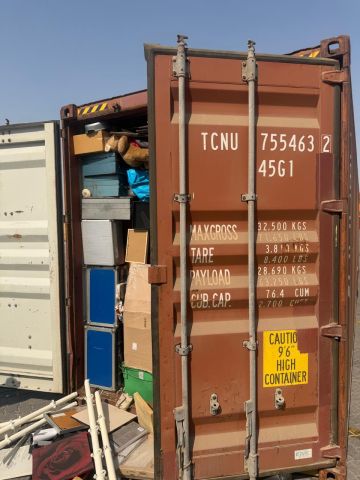 ضبط حاويتين معديتين للتهريب في منفذ ميناء ام قصر الشمالي ضبط حاويتين معديتين للتهريب في منفذ ميناء ام قصر الشمالي