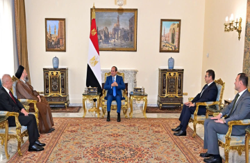 السيسي يشيد بجهود العراق في حصر السلاح السيسي يشيد بجهود العراق في حصر السلاح