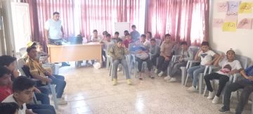 اختتام دورة إكسل في مركز شباب البويضة