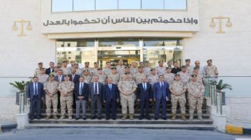 رئيس المجلس القضائي الأردني يزور مديرية القضاء العسكري