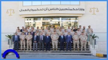 العبابنة يزور مديرية القضاء العسكري