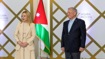 الملك ورئيسة وزراء إيطاليا يترأسان جولة جديدة من مبادرة اجتماعات العقبة في روما