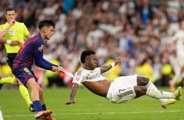 فينيسيوس يعلق على الكلاسيكو ويوجه رسالة لجماهير ريال مدريد (فيديو) فينيسيوس يعلق على الكلاسيكو ويوجه رسالة لجماهير ريال مدريد (فيديو)