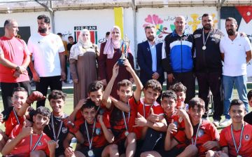 اختتام بطولة خماسي كرة القدم للمرحلة الأساسية العليا بتربية المزار الشمالي