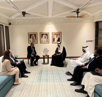 الصفدي يجري مباحثات موسعة مع وزير الخارجية البحريني الصفدي يجري مباحثات موسعة مع وزير الخارجية البحريني