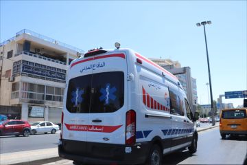 إصابة 4 أشخاص في حادث سير على طريق إربد عمان