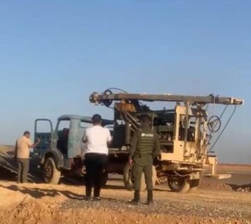 المياه: ضبط وردم بئر وحفارة مخالفة في الجفر وحجزها المياه: ضبط وردم بئر وحفارة مخالفة في الجفر وحجزها