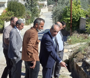 المصري يطلع على استعداد بلديات بإربد لفصل الشتاء