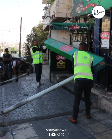 من الوحدات .. أمانة عمان تنفذ حملة لإزالة الاعتداءات - فيديو