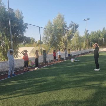 اختتام دورة تدريبية في كرة القدم بمركز شباب وشابات الشونة الشمالية