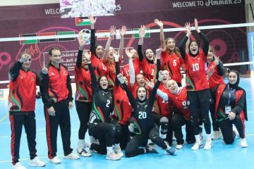 منتخب السيدات للكرة الطائرة يفوز على نظيره السوري ببطولة غرب آسيا