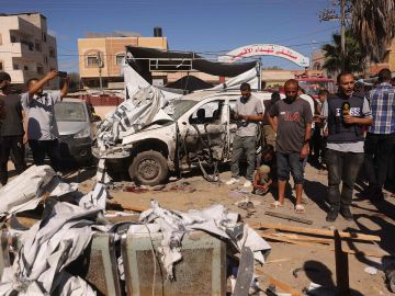 استشهاد 9 فلسطينيين في قصف إسرائيلي على منزل بدير البلح