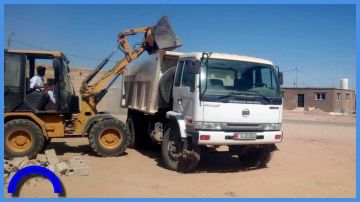 بلدية الجفر تبدأ إزالة حظائر الأغنام داخل الأحياء