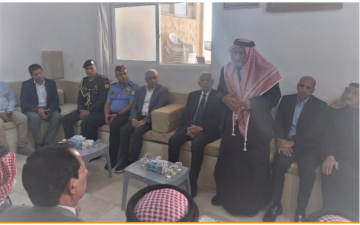 مندوبا عن الملك وولي العهد .. العيسوي يعزي عشيرة السعيدات مندوبا عن الملك وولي العهد .. العيسوي يعزي عشيرة السعيدات