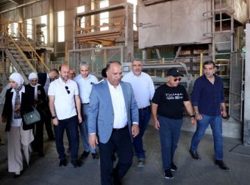زيارة ميدانية لهيئة تنظيم الطاقة إلى مجمع المناصير الصناعي لمتابعة سير الأعمال