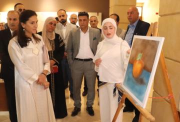 الأميرة رجوة ترعى افتتاح المعرض الفني للأطفال في جرش ضمن مبادرة في كل بيت فنان 